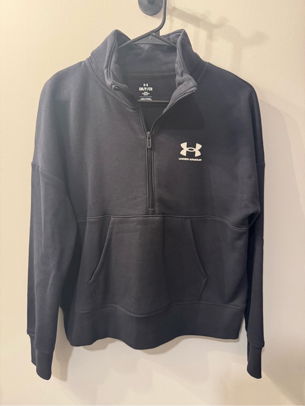 Women’s under armour half zip sweatshirt